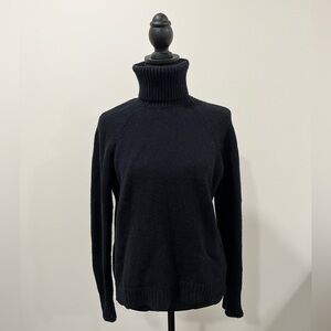 J. Crew black, wool turtleneck